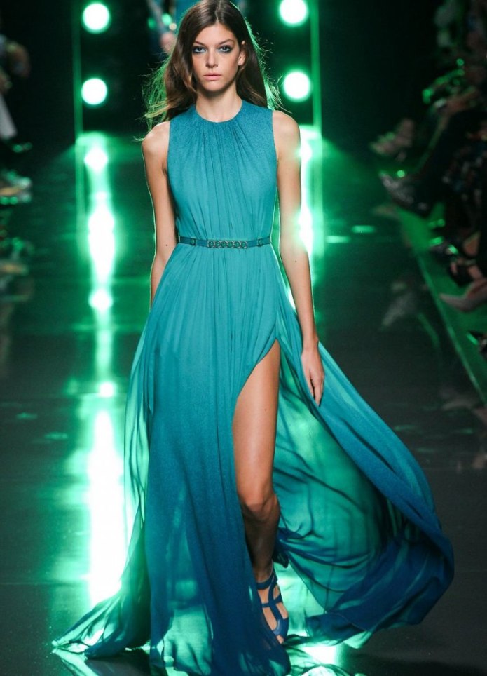 Шёлковое платье Elie Saab