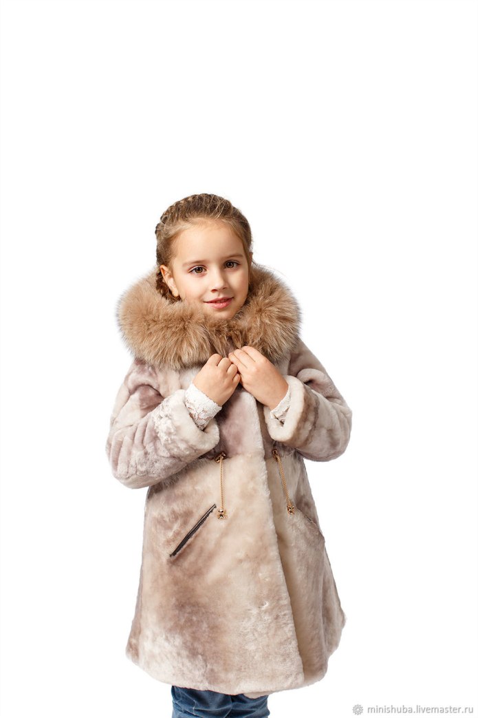 Fur natural шуба детская