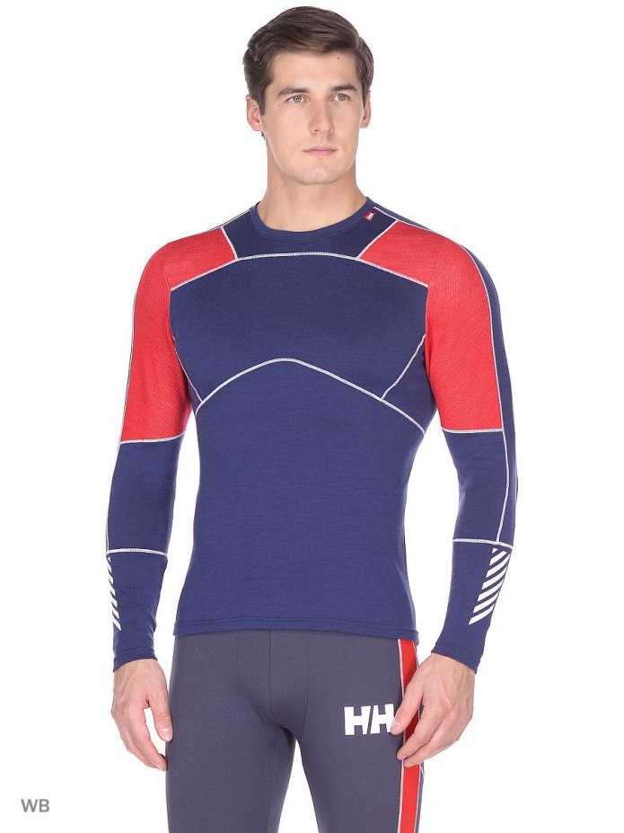 Термобелье мужское Helly Hansen Merino 1/2 zip
