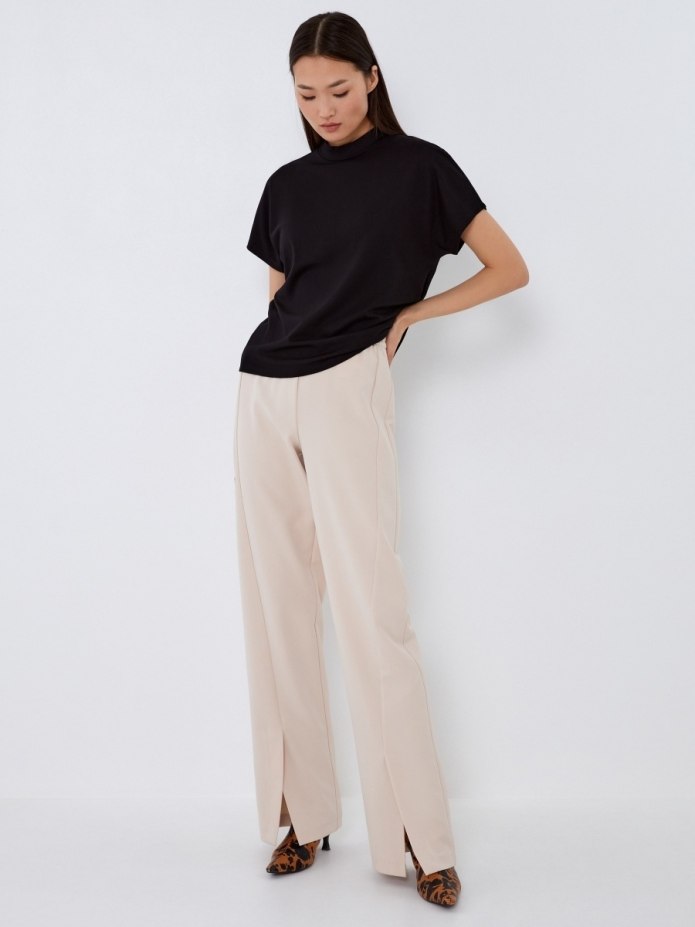 Чёрные брюки женские Zarina Plus