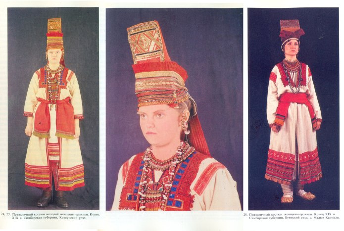 Национальный костюм мордвы эрзя
