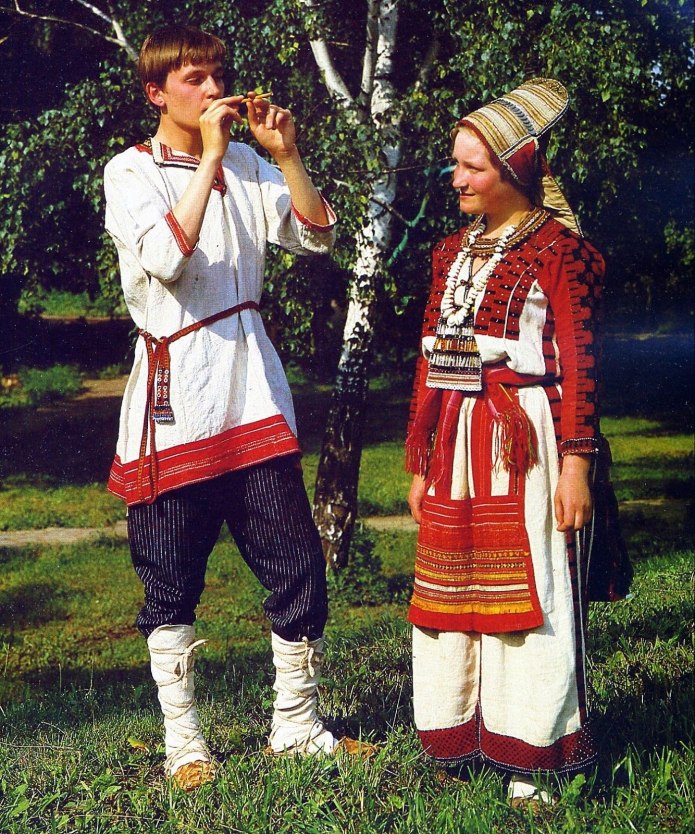 Национальный костюм мордвы эрзя