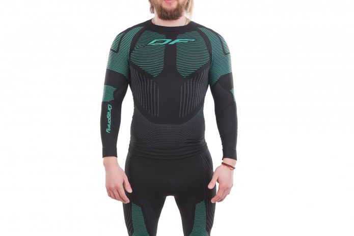 Термофутболка DF 3dthermo Grey с длинным рукавом