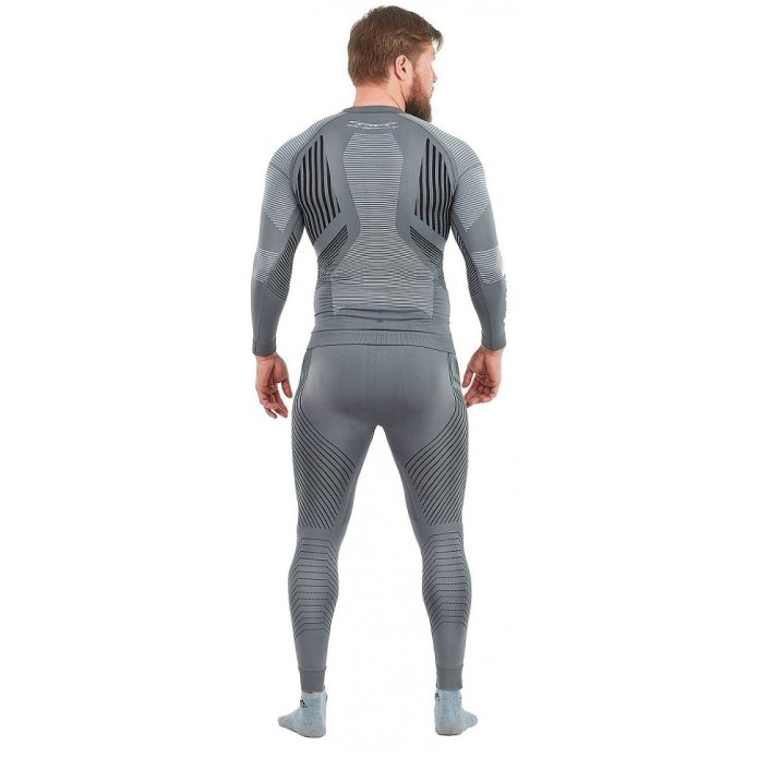 Термофутболка DF 3dthermo Grey с длинным рукавом