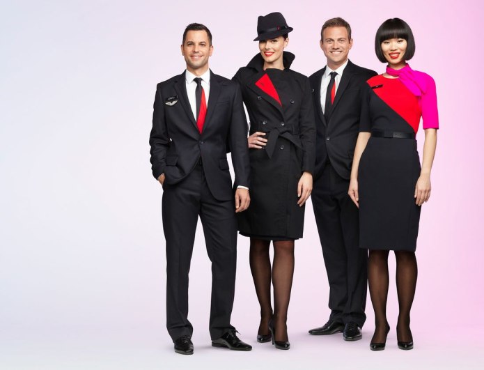Qantas форма стюардесс