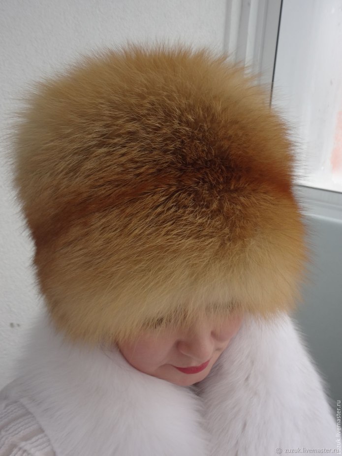 Шапка из соболя женская