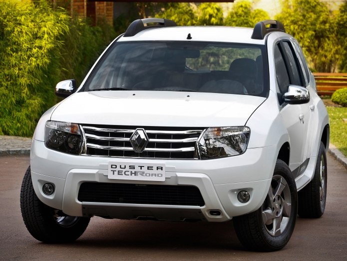 Renault Duster белый 2014