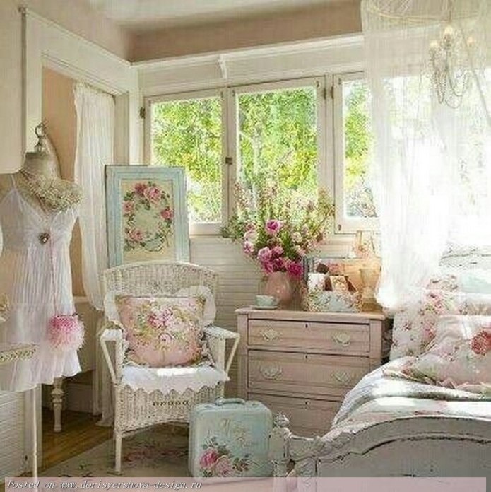 Shabby Chic стиль в интерьере