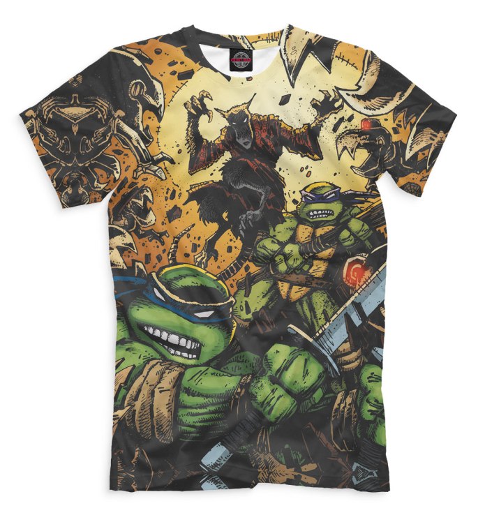 Мужская футболка 3d TMNT XS