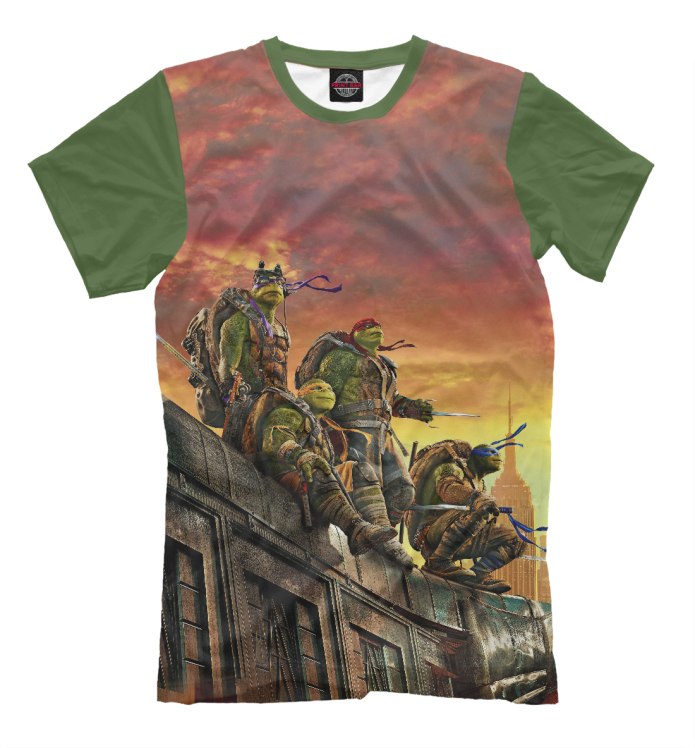 Футболка Черепашки ниндзя мужская Turtles