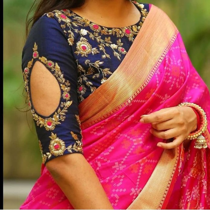Prachi Desai Blouse back Neck Design