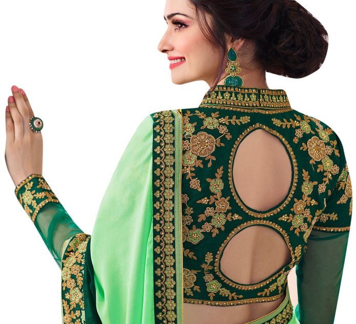Without Sleeves Blouse Designs