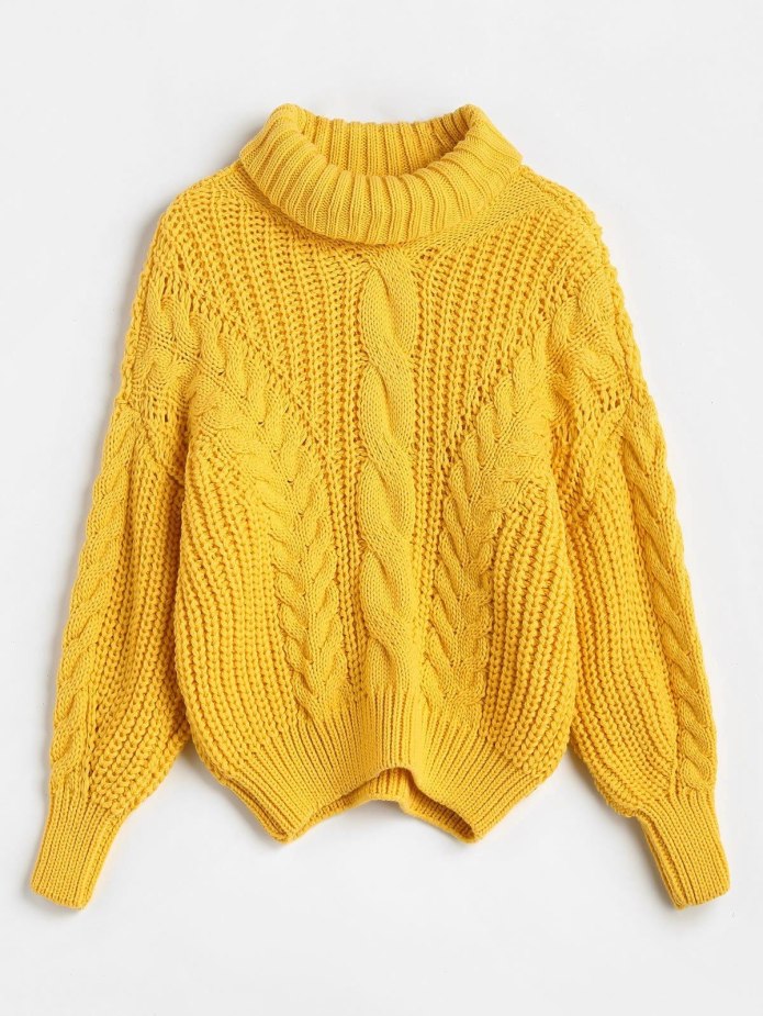 Желтый свитер Uniqlo