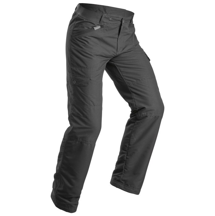 Брюки для зимних походов утепленные мужские sh100 Ultra-warm Quechua