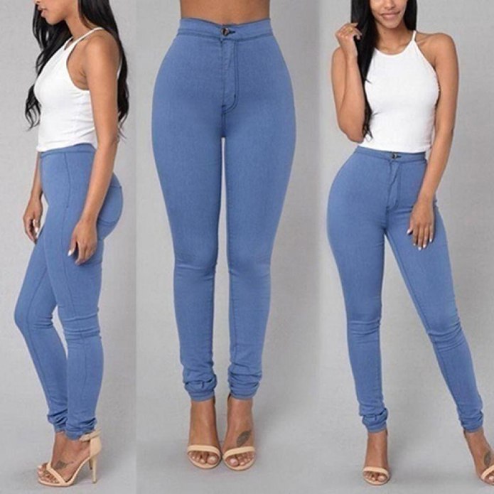 Джинсы skinny High Waist