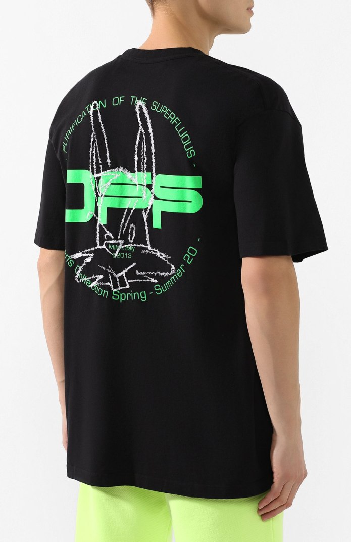 Off-White хлопковая футболка
