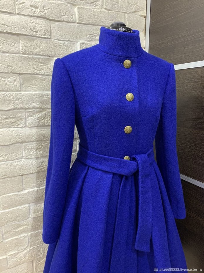 Пальто Sportmax с воротником стойка