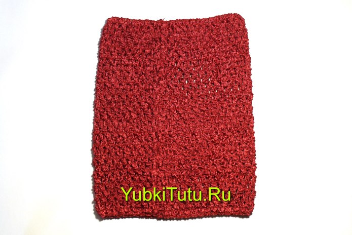 Красный топ короткий