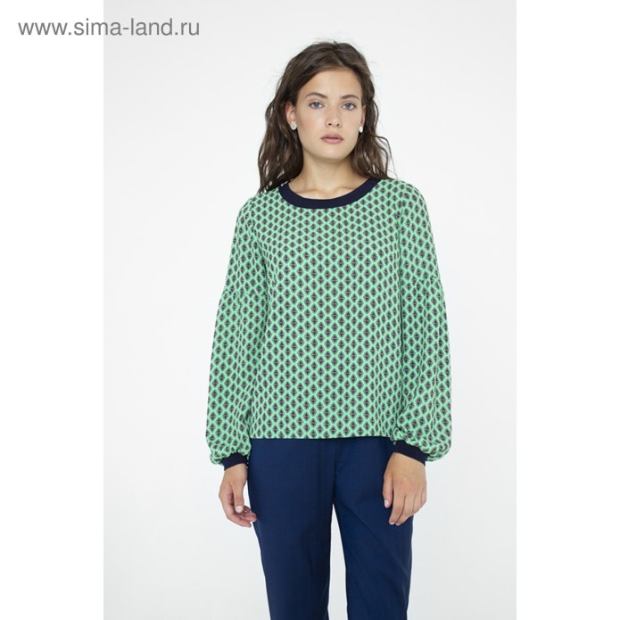 Блуза "Лилия" цвет: зеленый