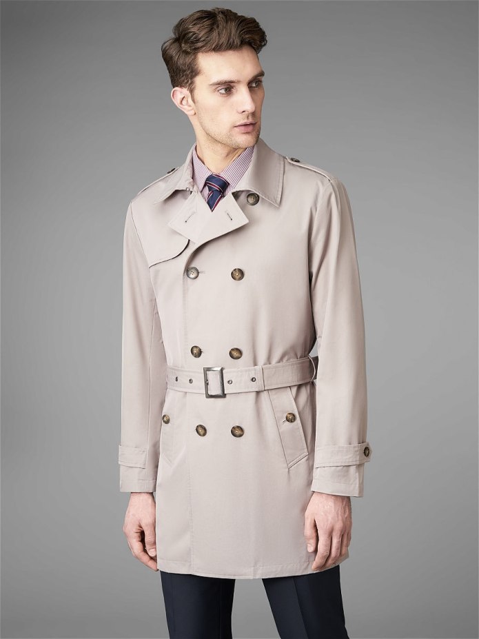 Burberry красный тренч Kensington