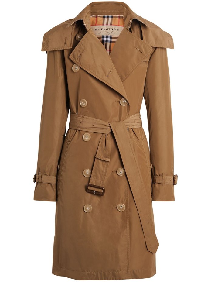 Кожаный тренч Burberry