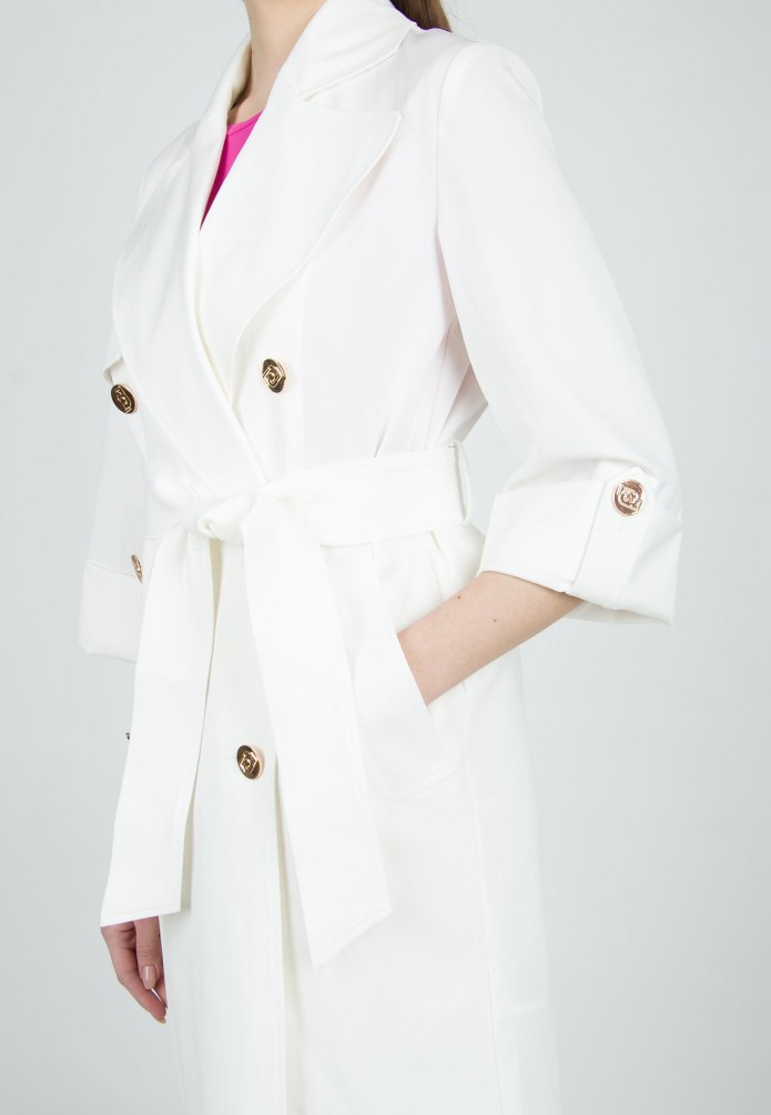 Trench Coat белый плащ