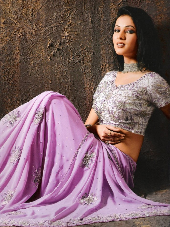 Lehenga Choli bleu