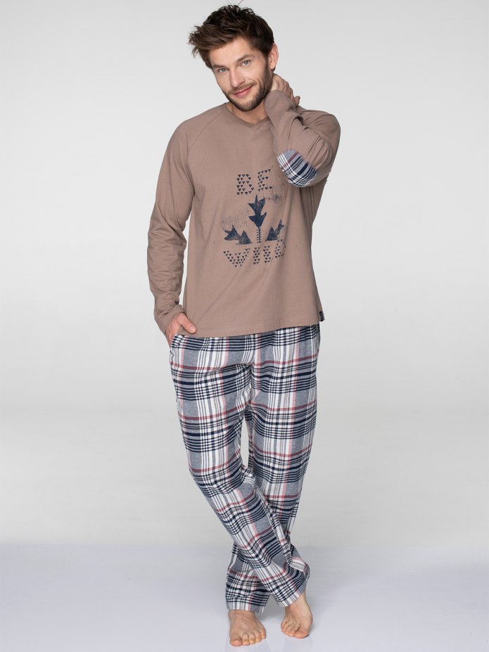 Mens Silk Pajama Set