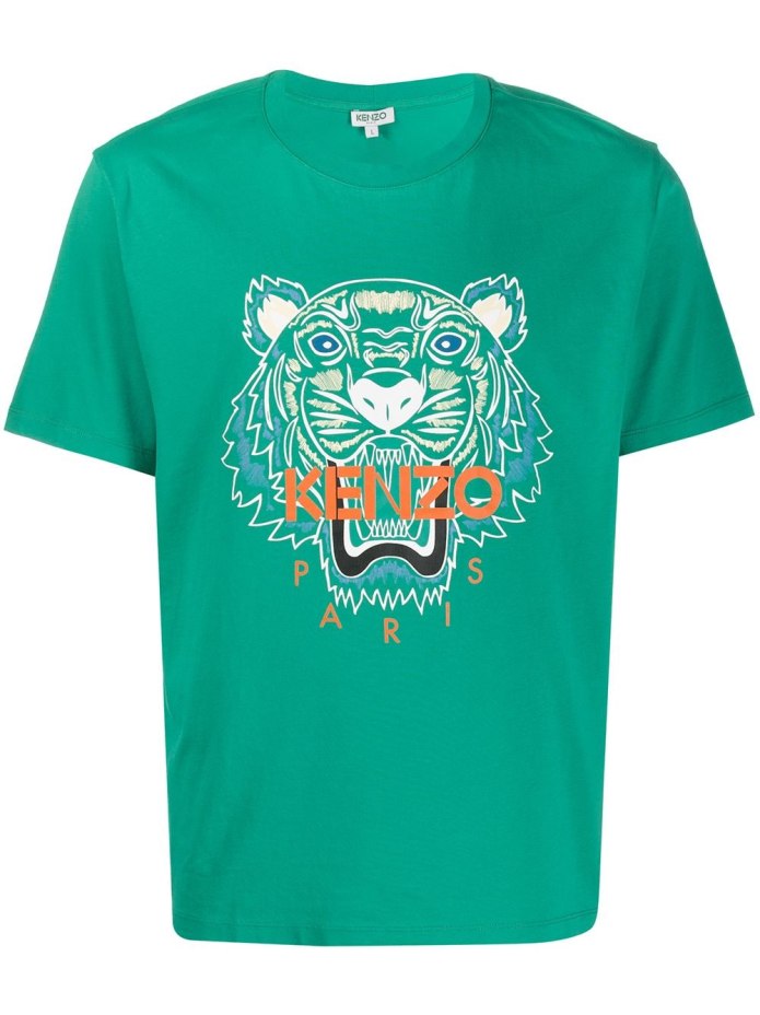 Kenzo Tiger черная футболка