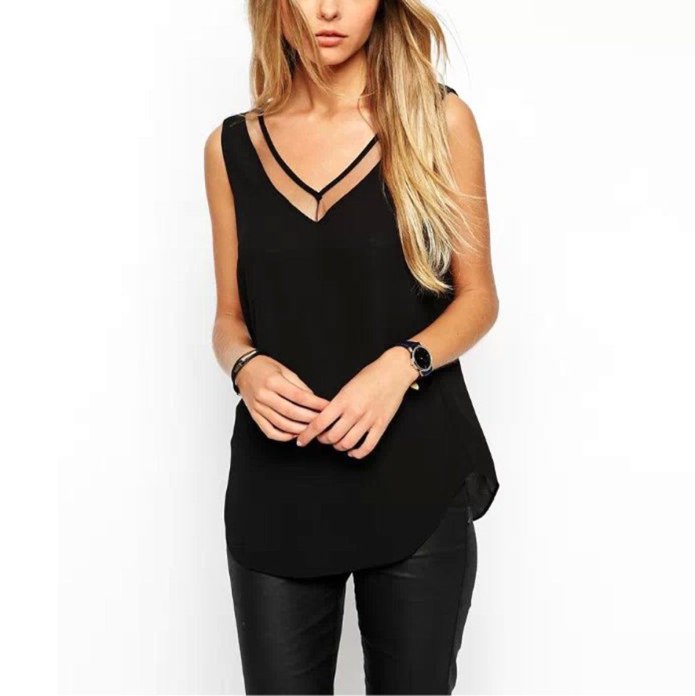 Топ с v-образным вырезом (v-Neck Top)