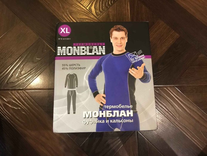 Термобелье Монблан