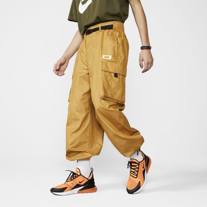 Желтые карго брюки Nike ACG