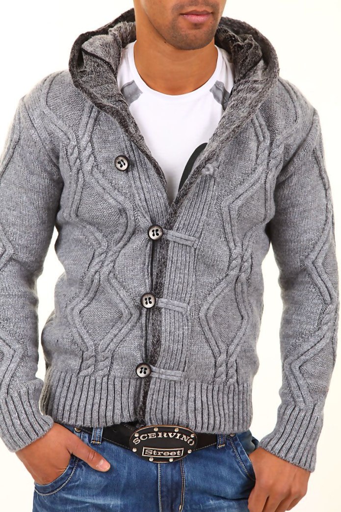 Мужской свитер Hooded Cardigan