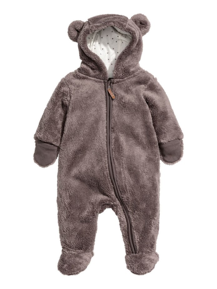 Комбинезон плюш h&m