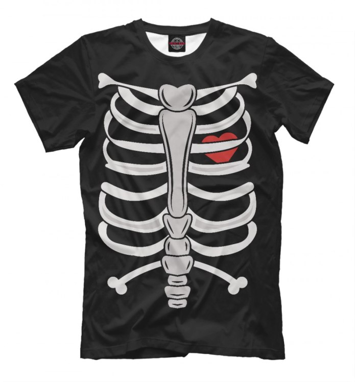 Женская футболка Skeleton