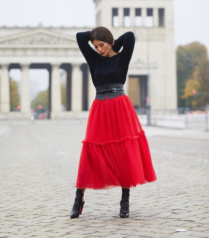 Юбка твидовая Street Style 2020