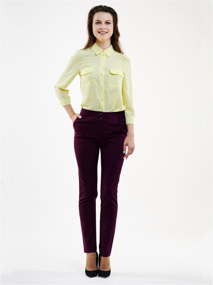 Sportmax Onesti темно-синие брюки