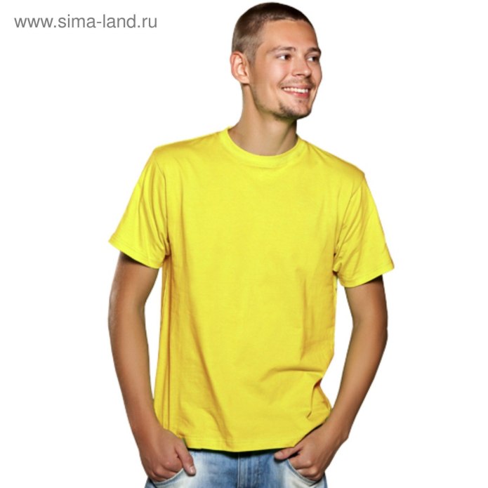 Мужская жёлтая бутболка