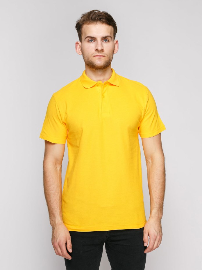 Five Pocket поло желтое