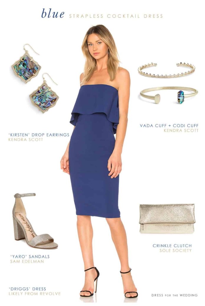 Strapless Mini Dress girl