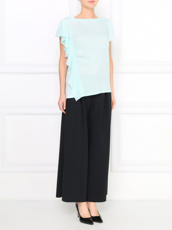 Розовые брюки кюлоты Zara