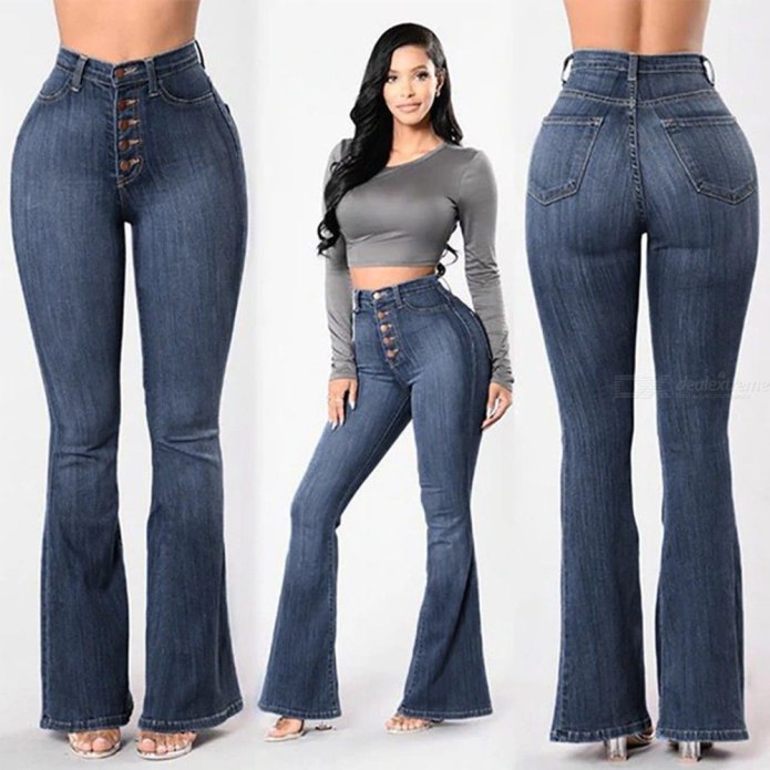 Джинсы wide Leg High Waist
