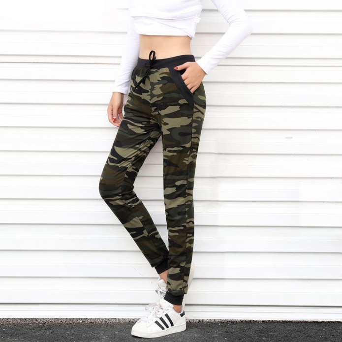 Штаны Camo Pink