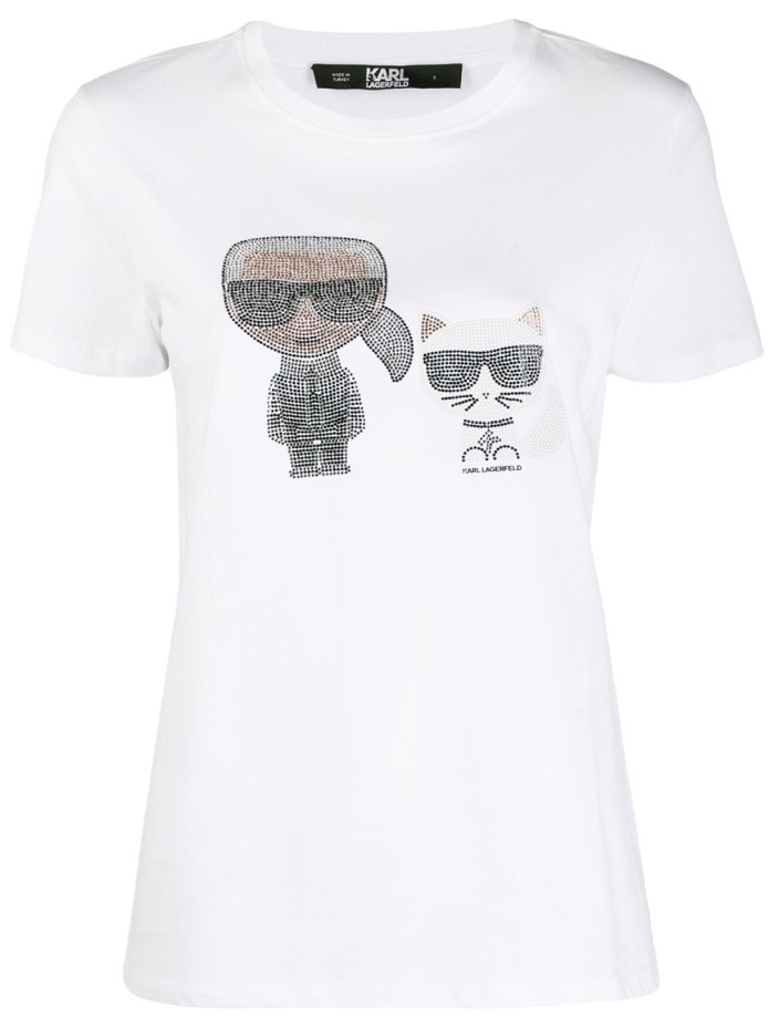 Karl Lagerfeld футболка красная