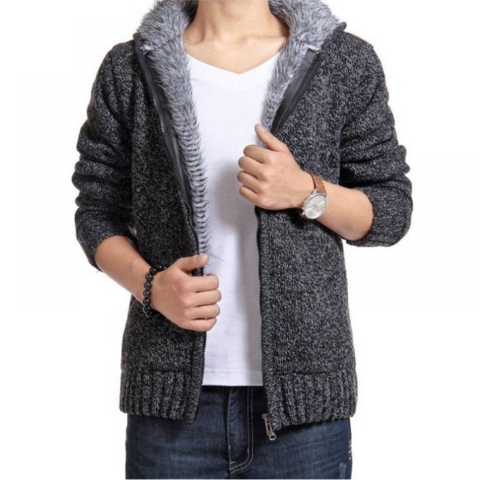 Мужской свитер Hooded Cardigan