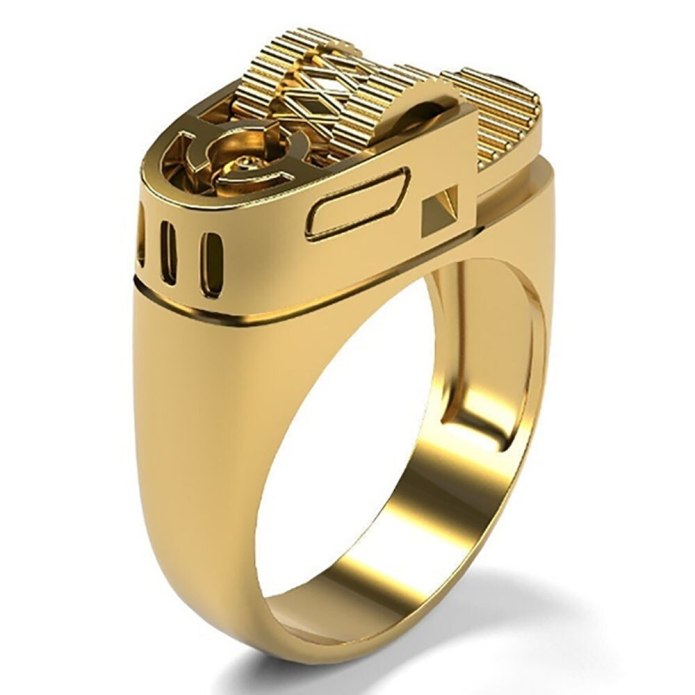Gold Alien кольцо