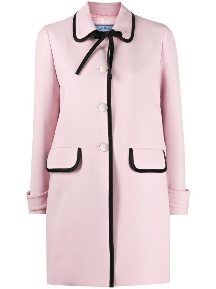 Пальто Prada черное