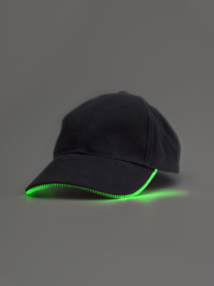 Кепка светящаяся led