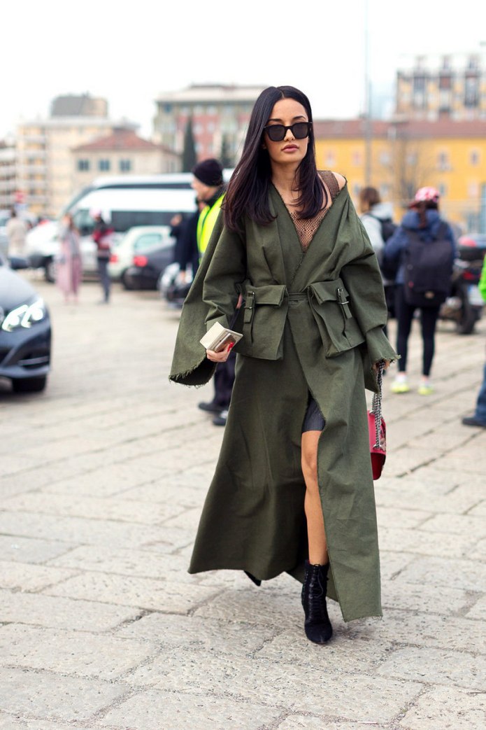 Плащ тренч 2020 Street Style