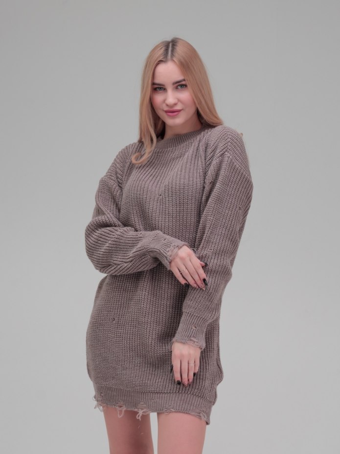 Модные свитера с дырками